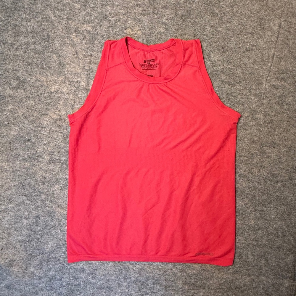 Patagonia 23605 Active Mesh Tank Top Womens XS Pink Athletic Running Hiking XS